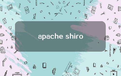 apache shiro视频教程 apache shiro 教程
